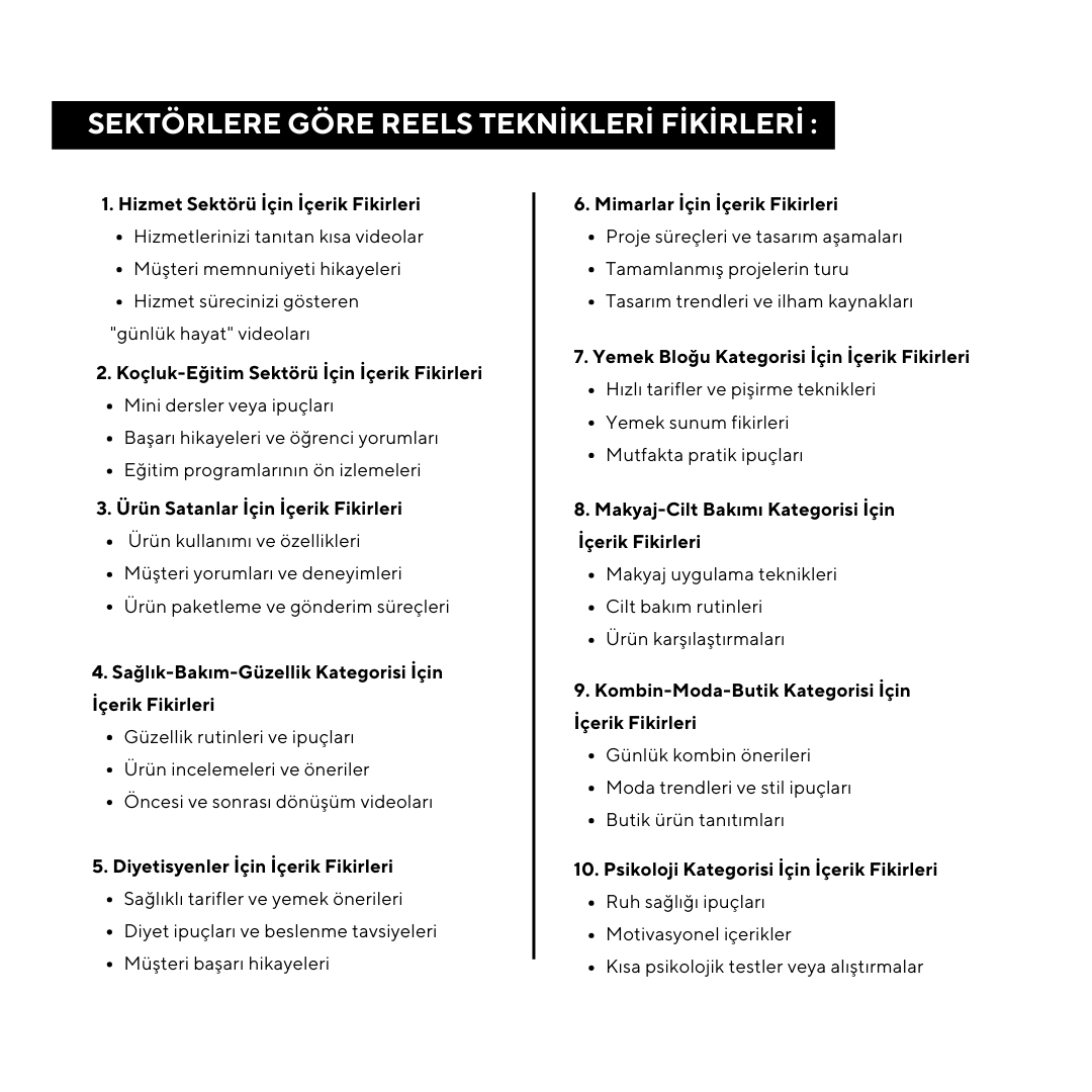 Instagram Reels Teknikleri - Yüz Yüze