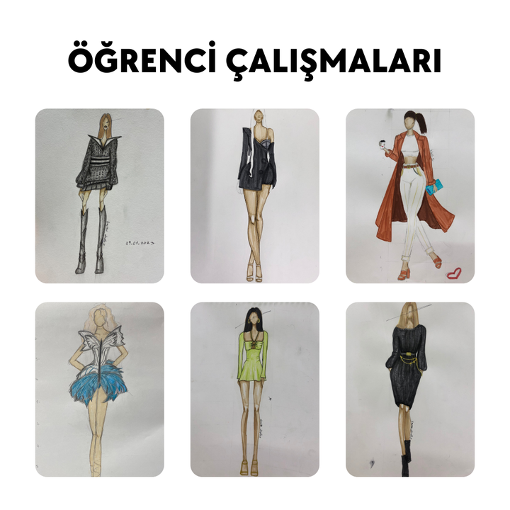Moda Tasarım Çizim-İleri Seviye ( Yüz Yüze )