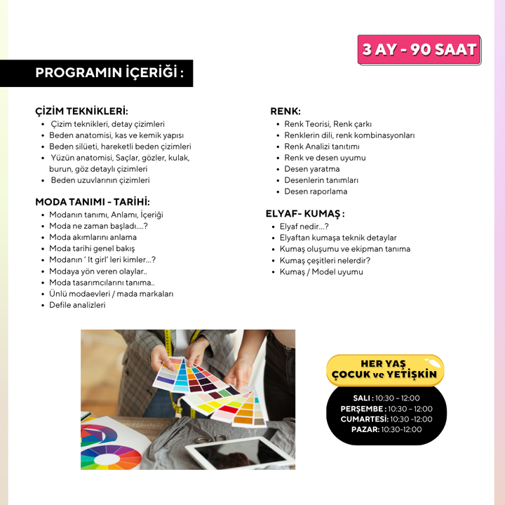 Fashion Bootcamp -(Moda Yaz Kampı )Masterclass