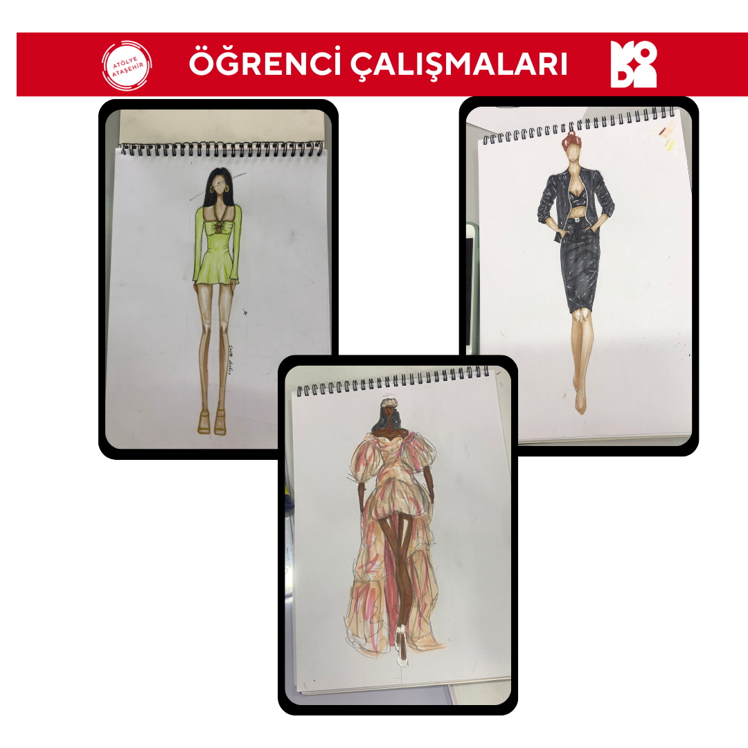 8-11 Years Fashion Design Drawing (Face to Face)