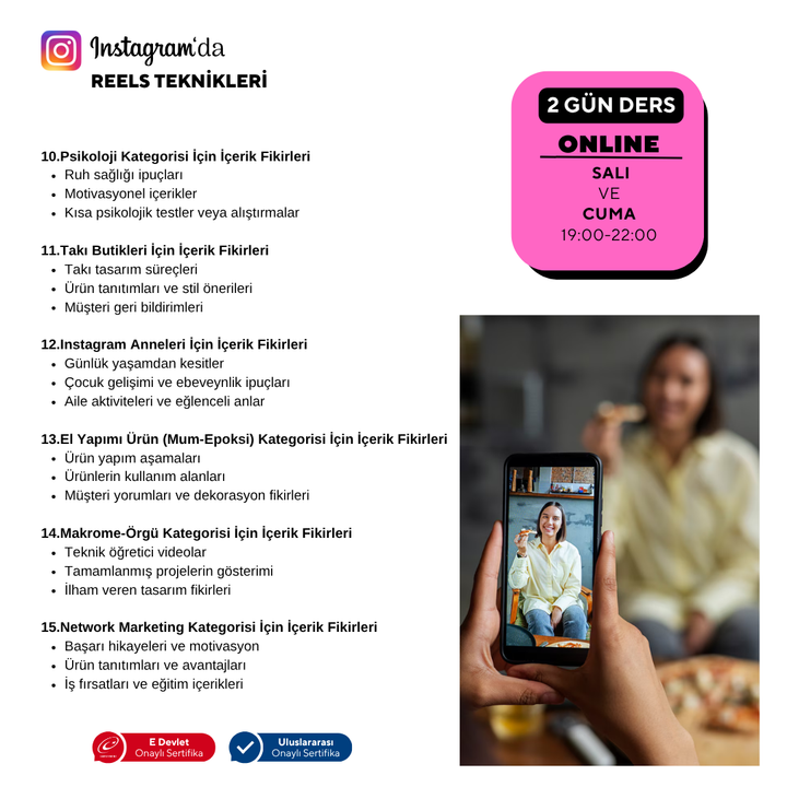 Reels Techniques on Instagram - Online