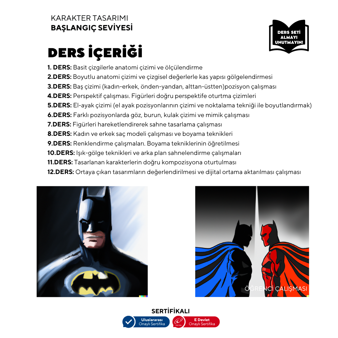 Karakter Tasarımı (12+ Yaş)