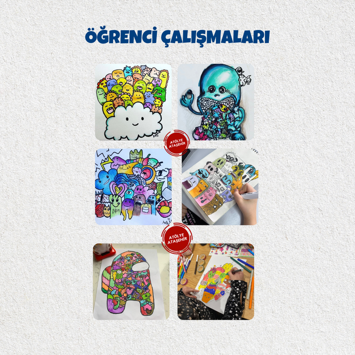 Doodle Sketching Art - Doodle Art (8-14 Years Old)