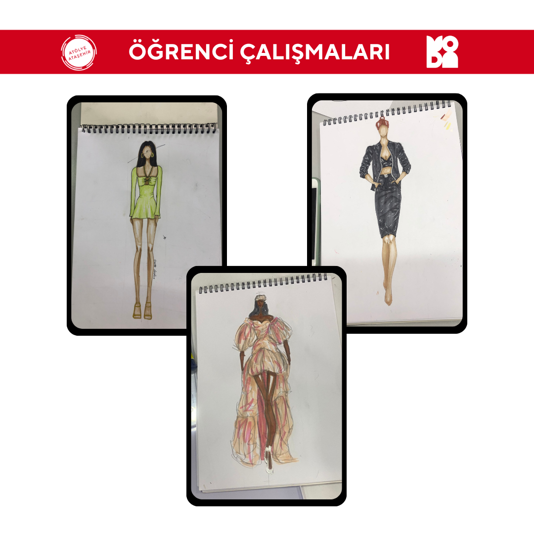 8-11 Years Fashion Design Drawing (Face to Face)