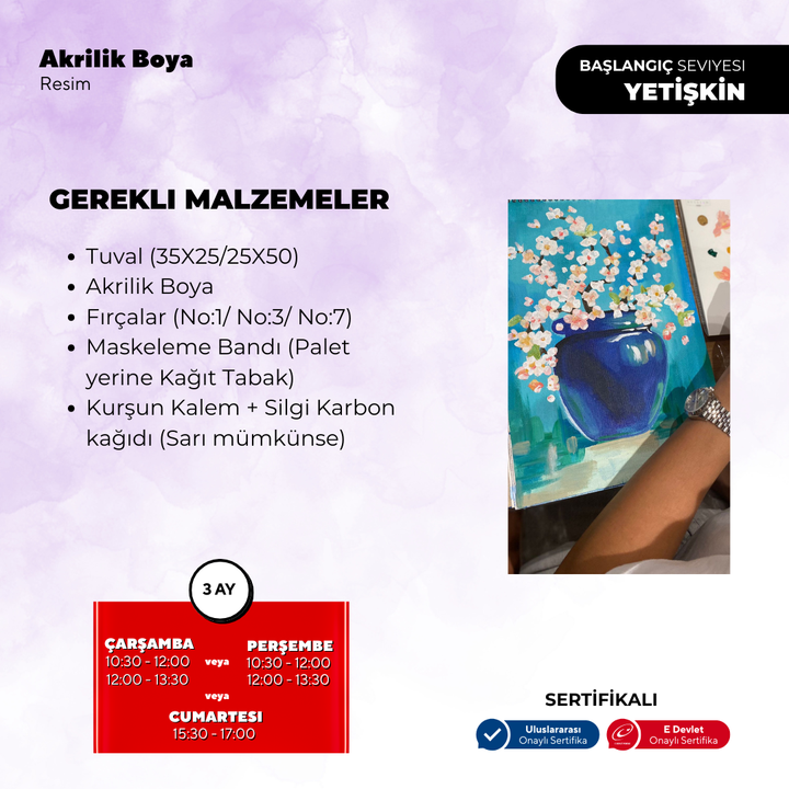 Akrilik Yağlı Boya Resim  - Yüz Yüze