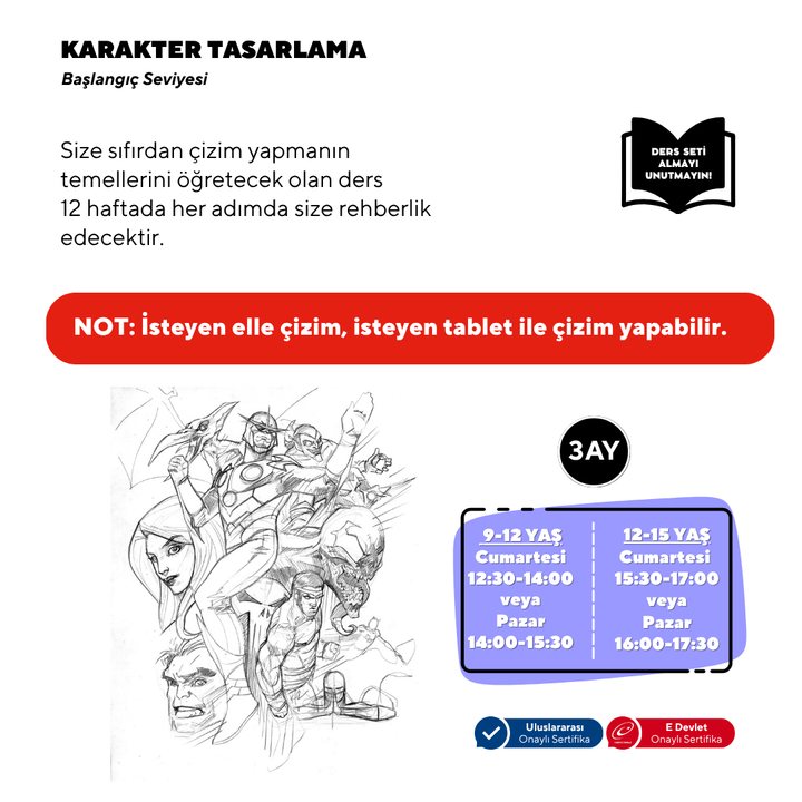 Character Design (Ages 9-15) - Face to Face