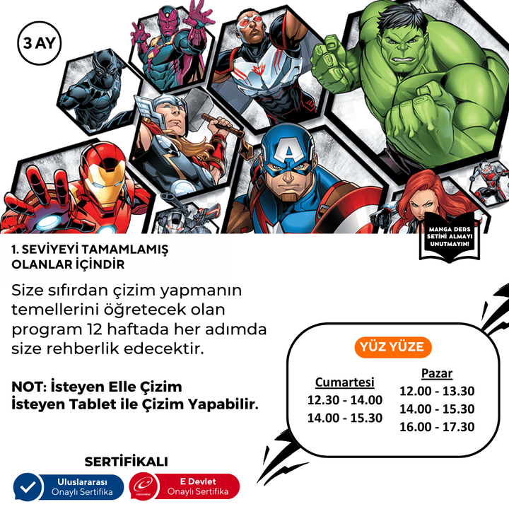 Character Design (Ages 9-15)(Intermediate Level) - Face to Face