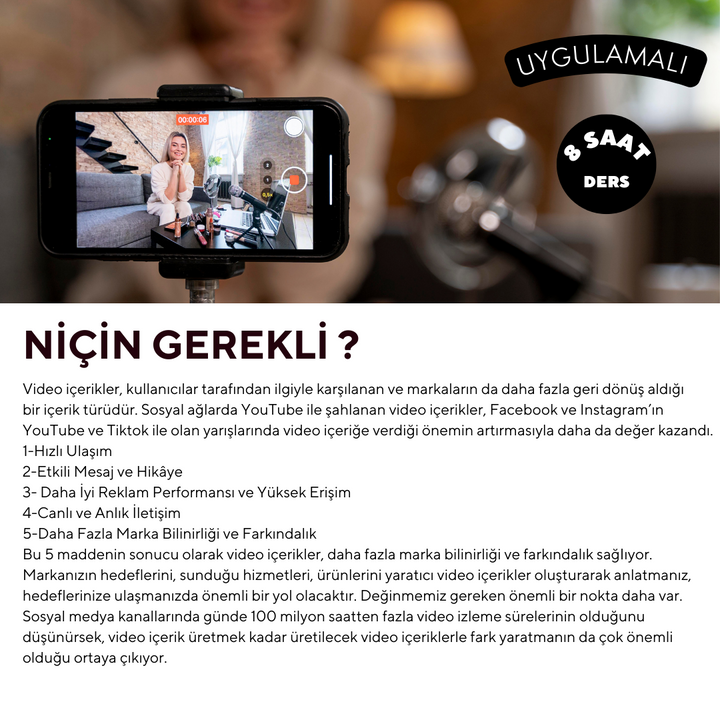 Mobilden Video Çekme ve Kurgulama - Yüz Yüze