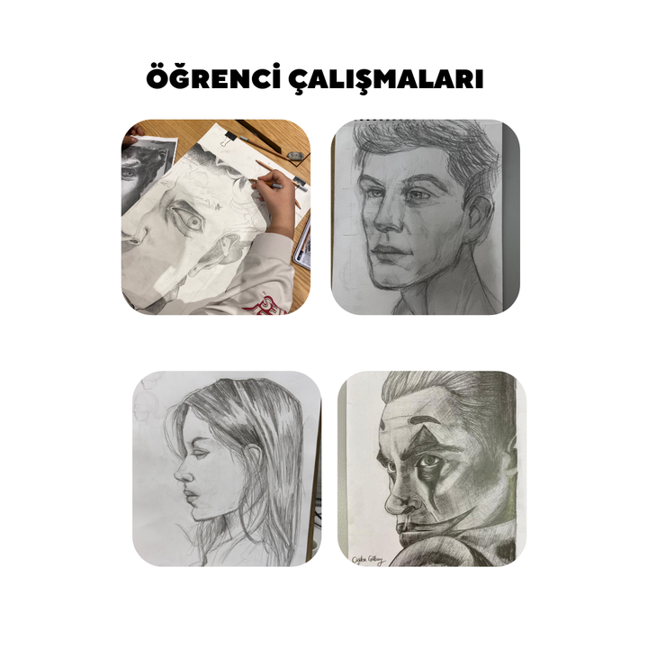 Realistik Portre ve Figür Karakalem - Yüz Yüze