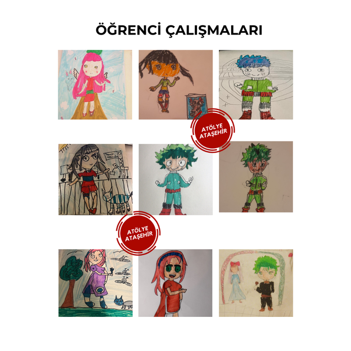 Kodomo Manga- und Anime-Zeichnen (7–13 Jahre)