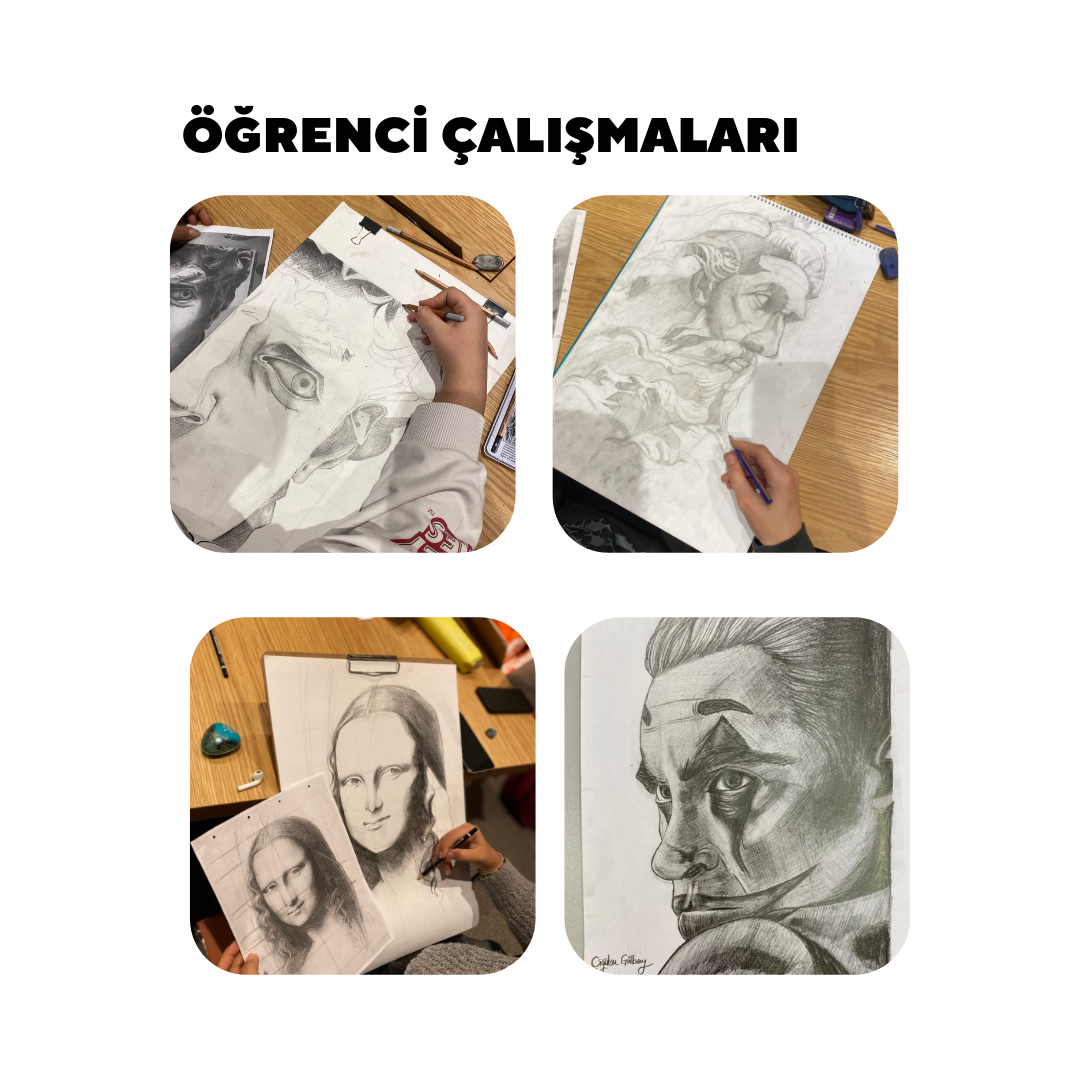 Realistic Portrait and Figure Pencil Drawing - Face to Face