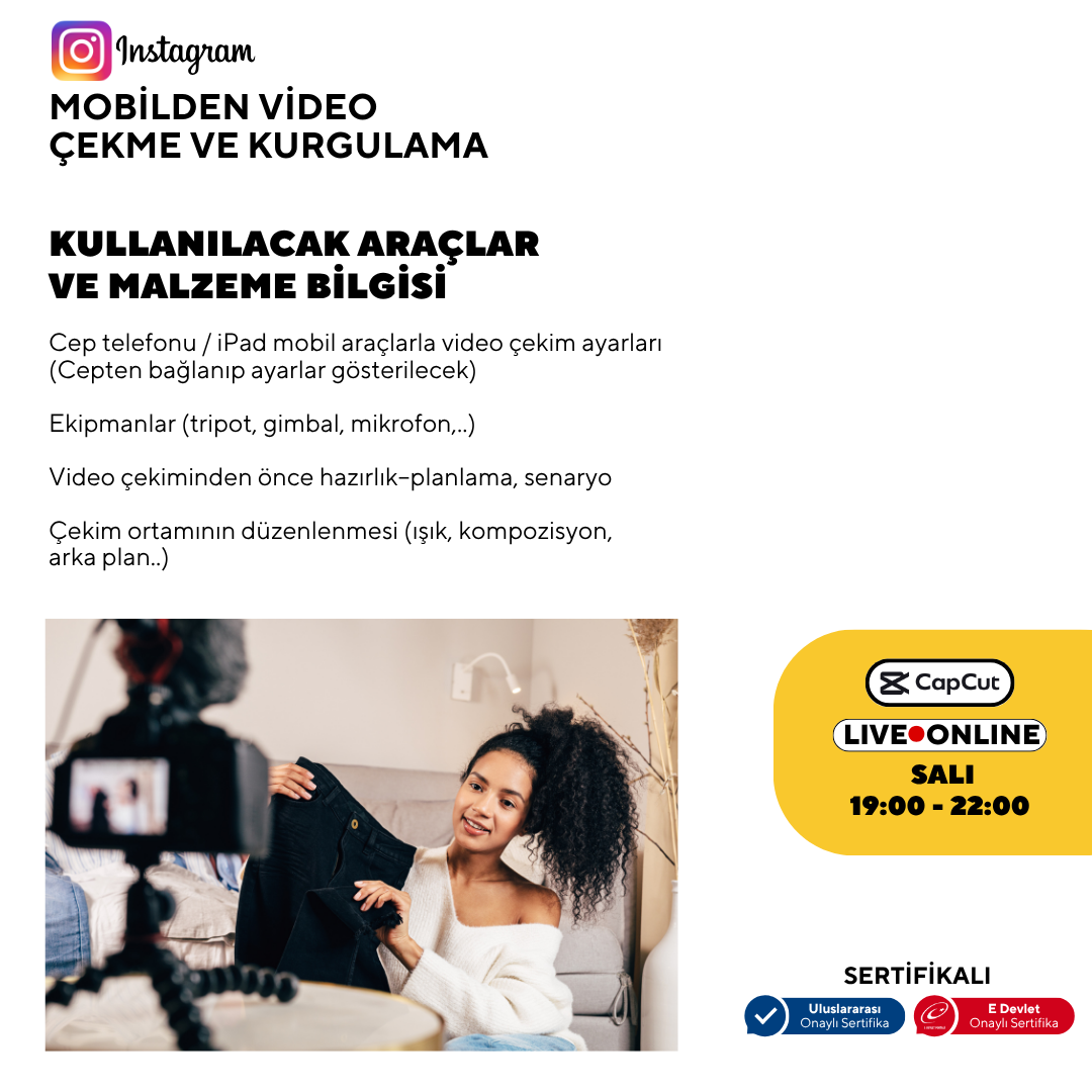 Mobile Video Shooting and Editing Training for Instagram