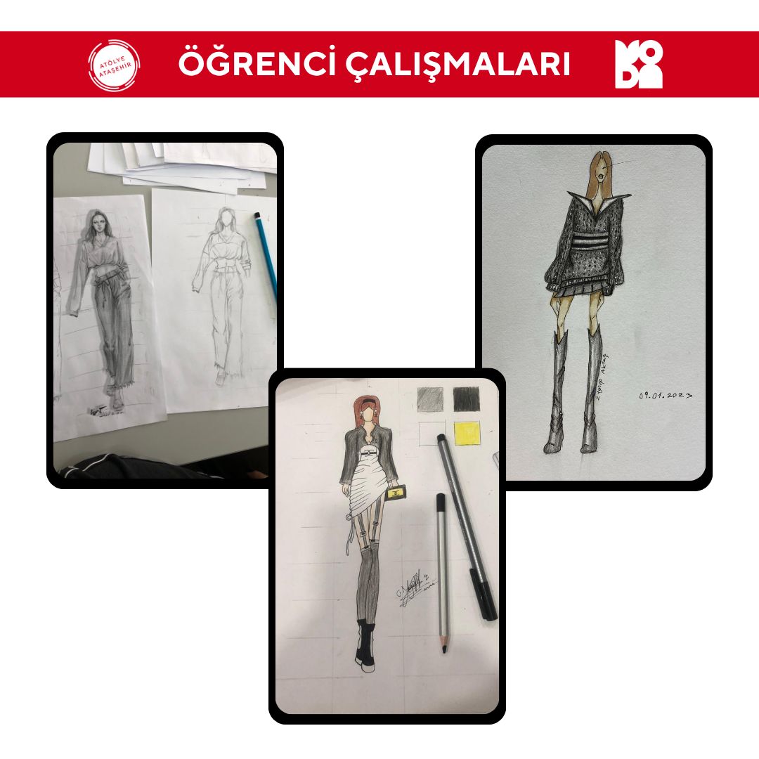 8-11 Years Fashion Design Drawing (Face to Face)