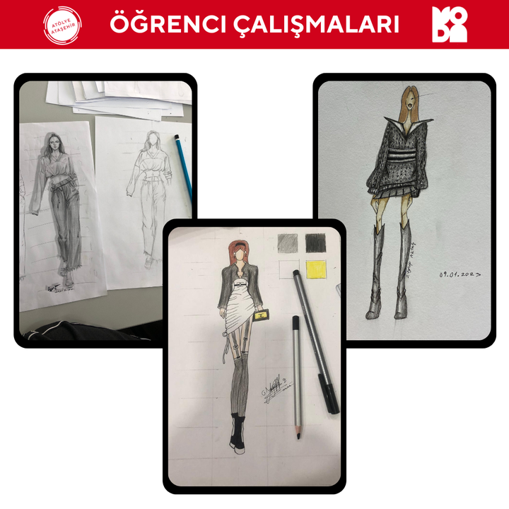 8-11 Yaş Moda Tasarımı Çizim (Online)