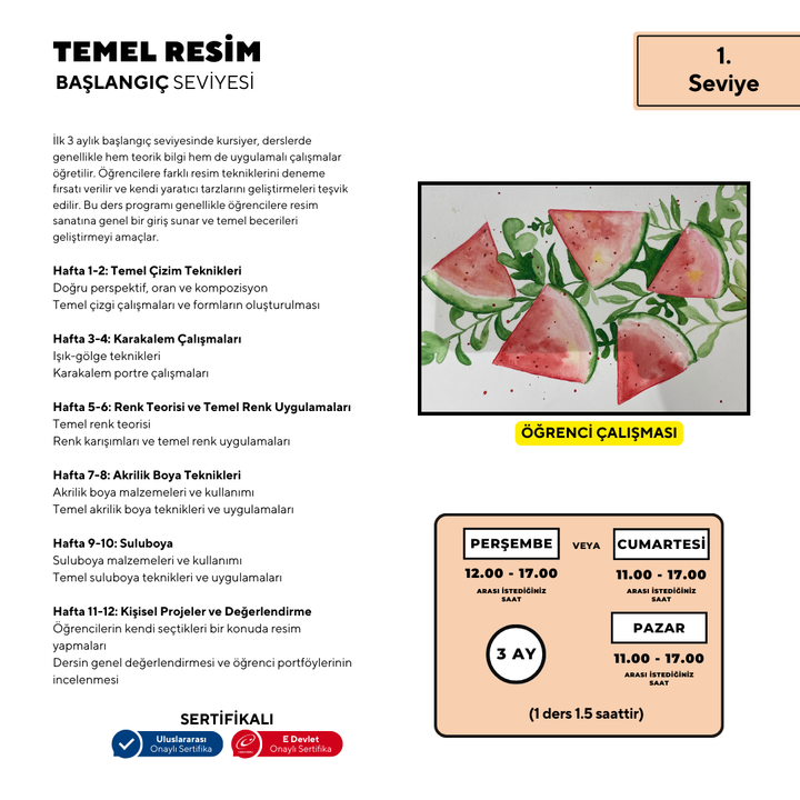 Temel Resim - Yüz Yüze