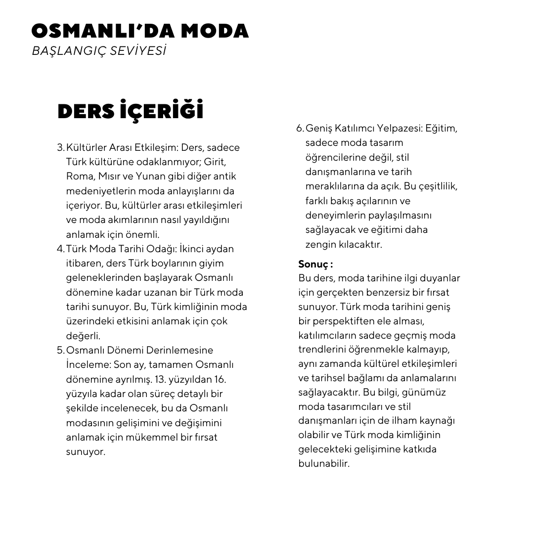Osmanlı'da Moda- Online