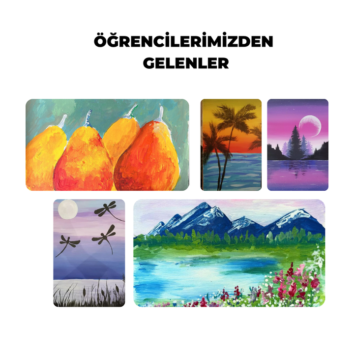 Akrilik Yağlı Boya Resim  - Yüz Yüze