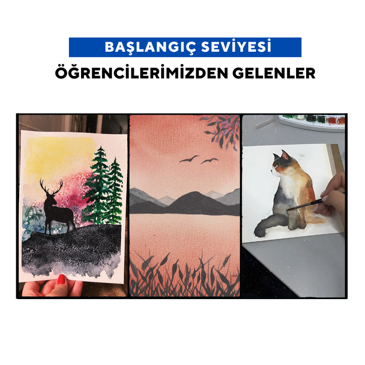 Sulu Boya İllustrasyon (Yetişkin)