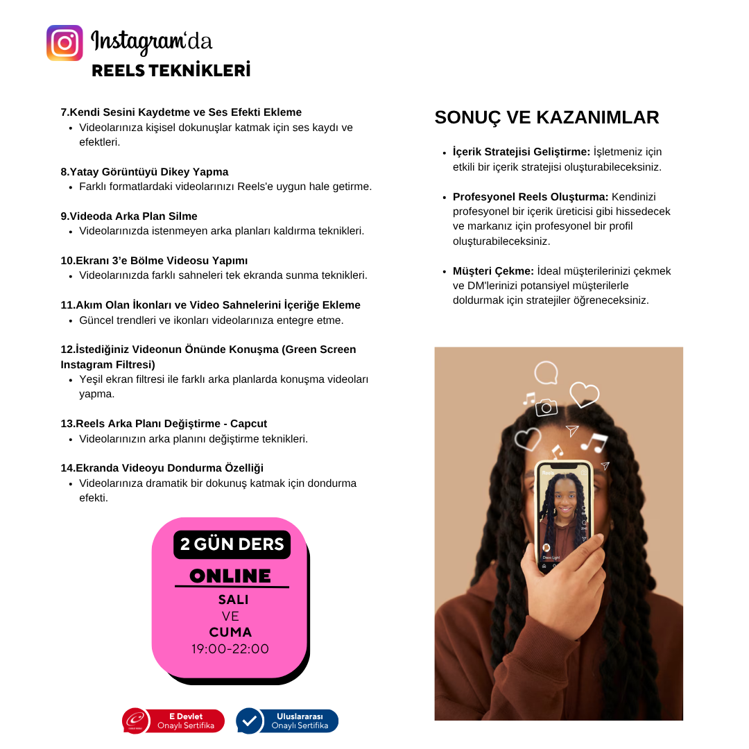 Reels Techniques on Instagram - Online