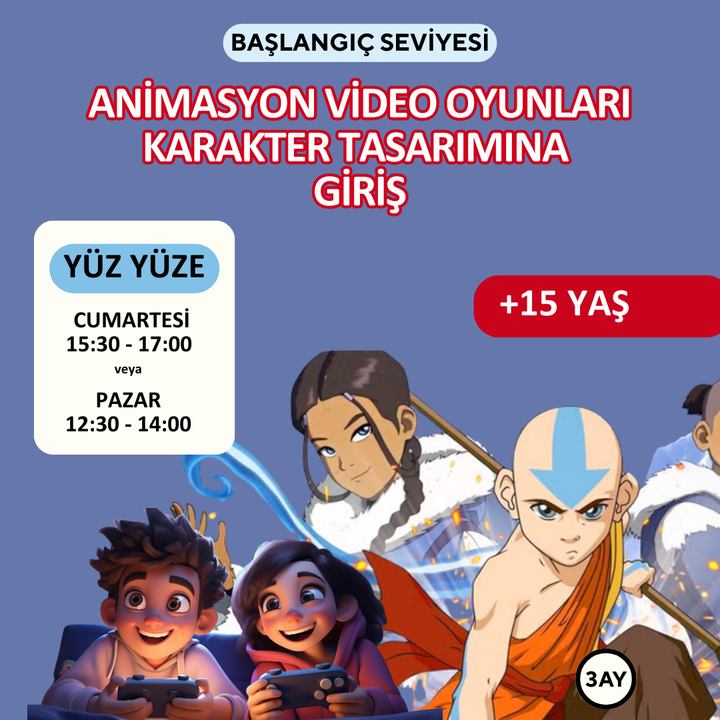 Introduction to Animation Character Design (+15 years old) - Face to Face