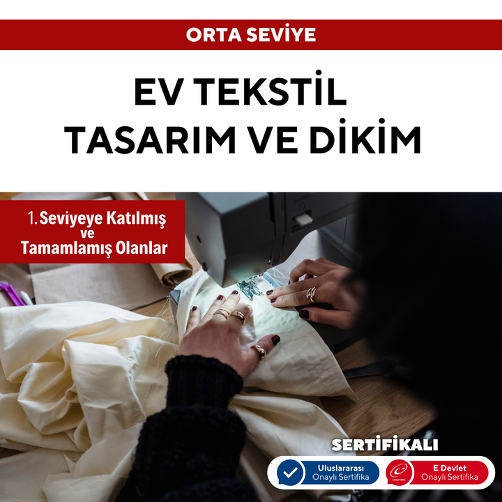 Ev Tekstil Tasarım - Orta Seviye