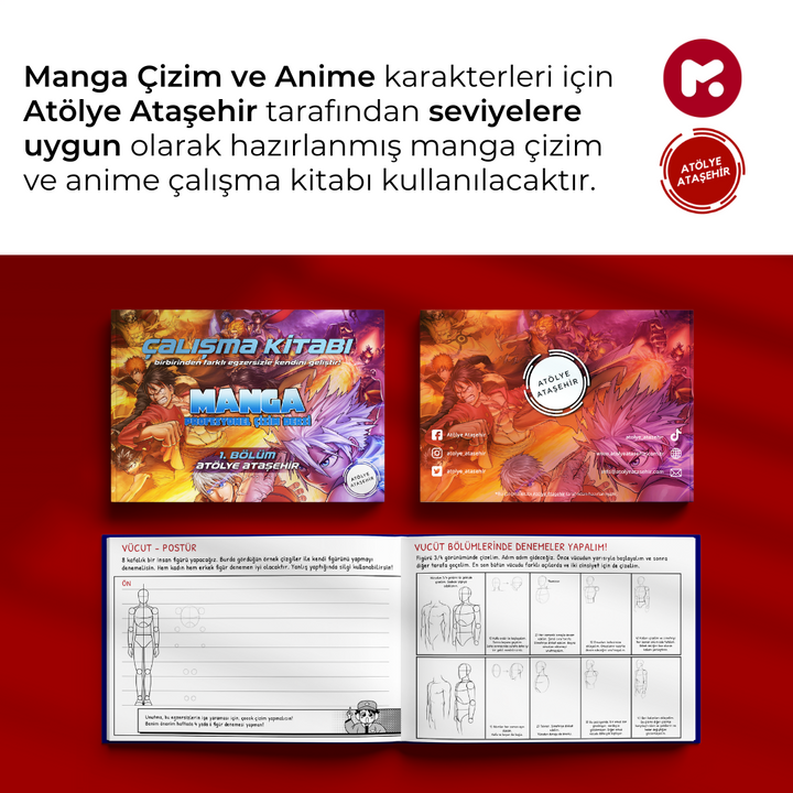 Mangaka Olmak için Japon Çizgi Roman (MANGA) Storyboard